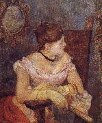 Paul Gauguin Evening dress of Mette oil painting